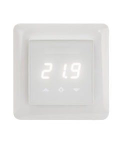 Switch recessed thermostat for heating mats