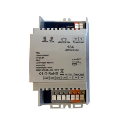 Controlador LED RGBW riel superior