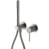 Stainless steel hand shower SOLEUM-TREE-INOX