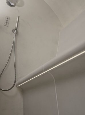LED Licht unter Dampfbadsitze