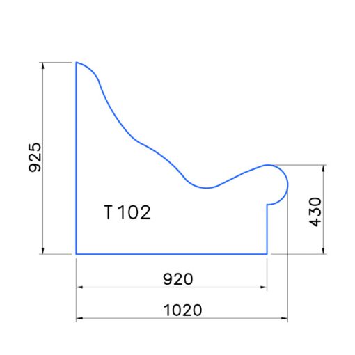 Dampfbad-Sitzbank-T102