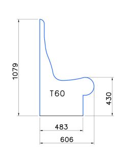 Dampfbad-Sitzbank-T60