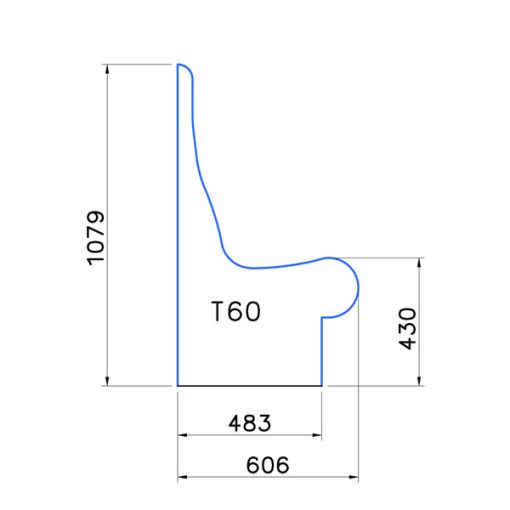 klupa za parnu kupelj-T60