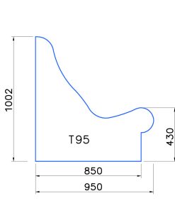 Dampfbad-Sitzbank-T95